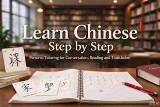 chinese tutoring conversation reading and translation