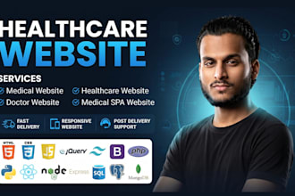 develop healthcare website,doctor website,medical website