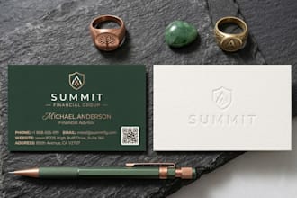 design modern business card for your brand