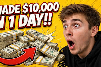 design viral eye catchy youtube thumbnails in canva