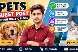 do pets niche guest posting with dofollow backlinks
