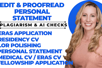 edit medical personal statement, residency eras, college application essays, sop