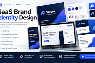 design saas brand identity, visual systems for startup founders, tech companies