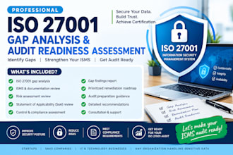 perform iso 27001 gap analysis and audit readiness assessment