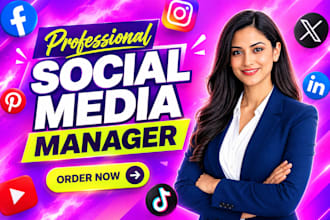 social media manager and professional social media marketing manager