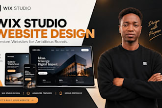 create wix studio website design, redesign wix studio website, wix to wix studio