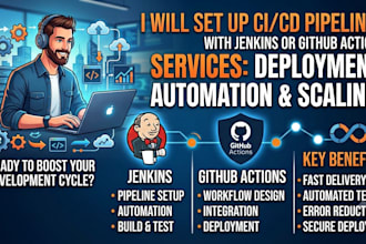 build or fix your cicd pipeline with github actions, jenkins and gitlab