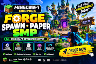 fix create minecraft modpack forge spawn paper smp minecraft developer server