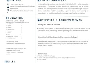 write and design a professional CV and resume