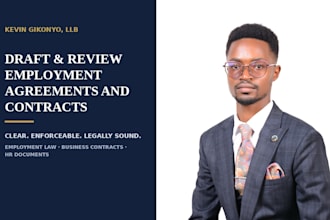 draft and review employment agreements and contracts