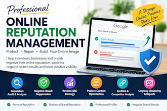 do online reputation management ORM, reputation repair and reverse SEO