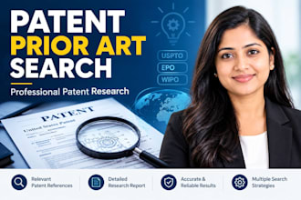 conduct a patent prior art search and patent research