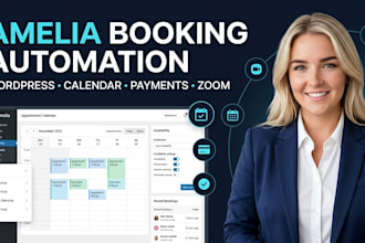 setup amelia booking automation and integrations on wordpress