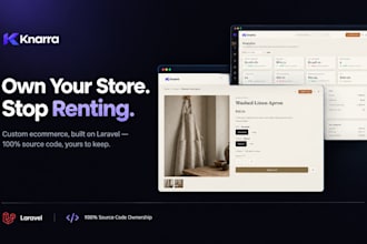 develop your ecommerce store as a shopify or woocommerce alternative