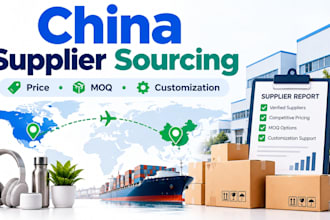 research chinese suppliers and compare price moq and customization