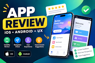 do mobile app promotion, app install, android ios app review