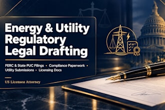 write expert utility regulatory submissions and puc filings