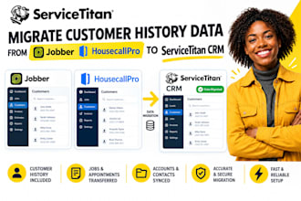 migrate customer history data from jobber housecallpro to servicetitan CRM