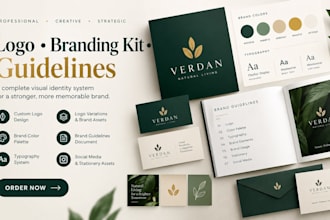 brand identity, minimalist logo, branding kit, and visual guidelines