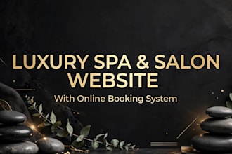 build a modern salon and spa website with online booking