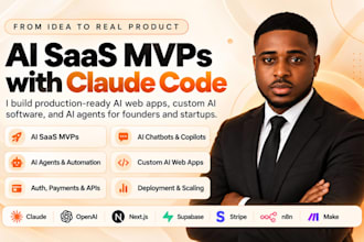 build your ai saas mvp, ai web app or custom ai software