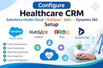 setup healthcare crm salesforce health cloud hubspot for your business