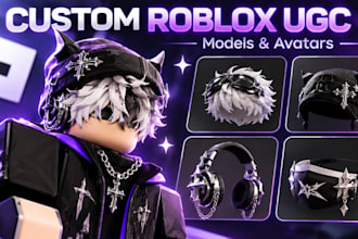 create roblox ugc, custom roblox ugc models and avatar