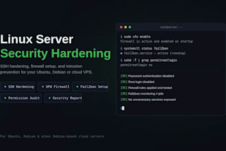 harden and secure your linux server
