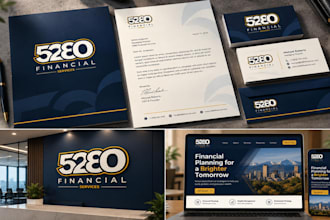 design a professional brand identity and brand style guide