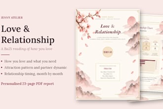 write your bazi love and relationship reading and its next 12 months