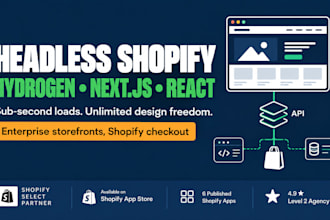 build a headless shopify store with hydrogen next js or react