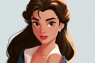 disney realistic portrait from disney portrait