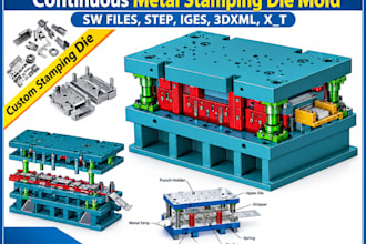 design sheet metal press tools, stamping dies, jigs and fixtures