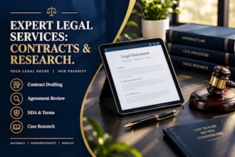do legal research draft contracts and write legal documents