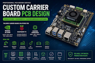 design custom carrier board pcb for nvidia jetson,raspberry