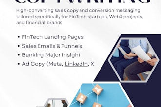 write high converting financial copywriting and fintech sales copy