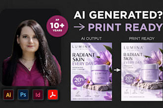 turn your ai generated design into a professional print ready file