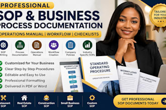 create sop business process documentation operations