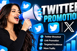 promote twitter shoutout share website link to 90m usa uk ca audience