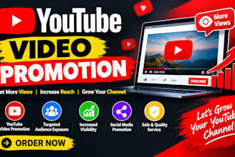 promote your youtube video to increase views and reach