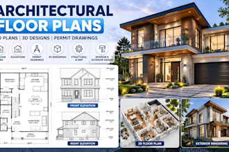 design 2d floor plans architectural drawings and autocad floor plans