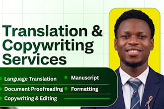 provide expert translation, proofreading and documentation