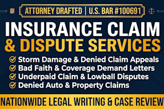 draft an insurance claim underpayment dispute letter for low payouts