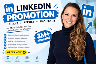 shoutout share and repost your content to 3m linkedin audience website shoutout