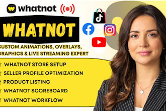 setup whatnot overlay,  live stream, whatnot scoreboards, obs studio setup