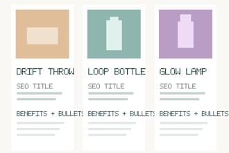 write SEO product descriptions for your shopify or amazon store