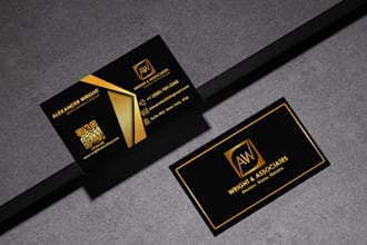 design luxury minimalist business card