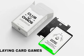 card game playing card box, trading card, and packaging 52 poker card deck