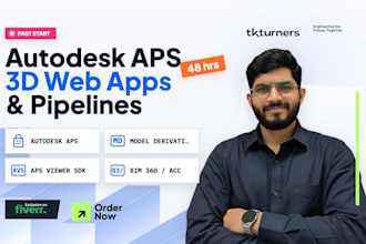 build autodesk aps web app and model derivative pipeline