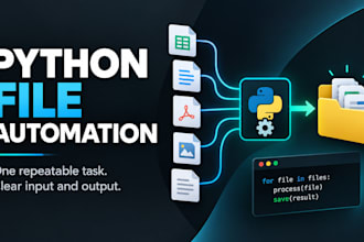 automate one repetitive file task with a python script